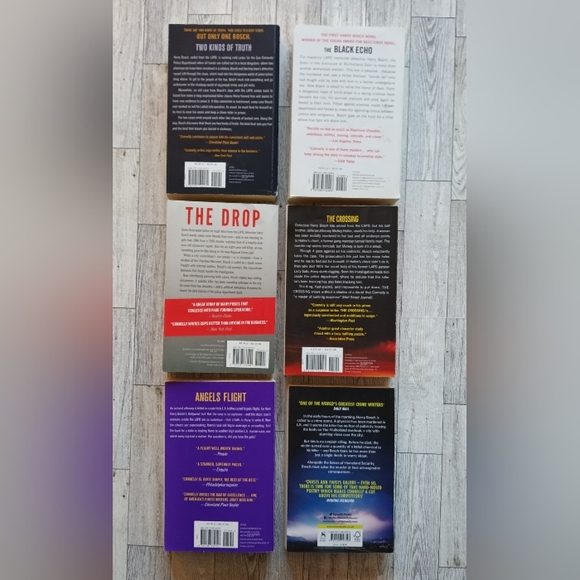 Michael Connelly Lot of 6 Large 8"x5" Paperback Books (EPC) - Picture 2 of 6